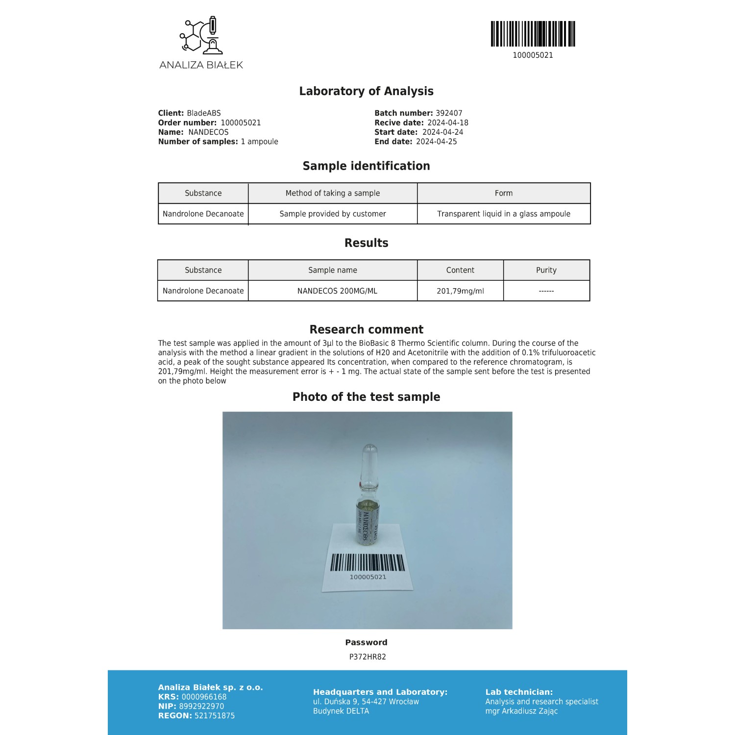 nandecos 200 mg/ml (nandrolone decanoate) 10ml vial nandecos 200 mg/ml (nandrolone decanoate) 10ml vial