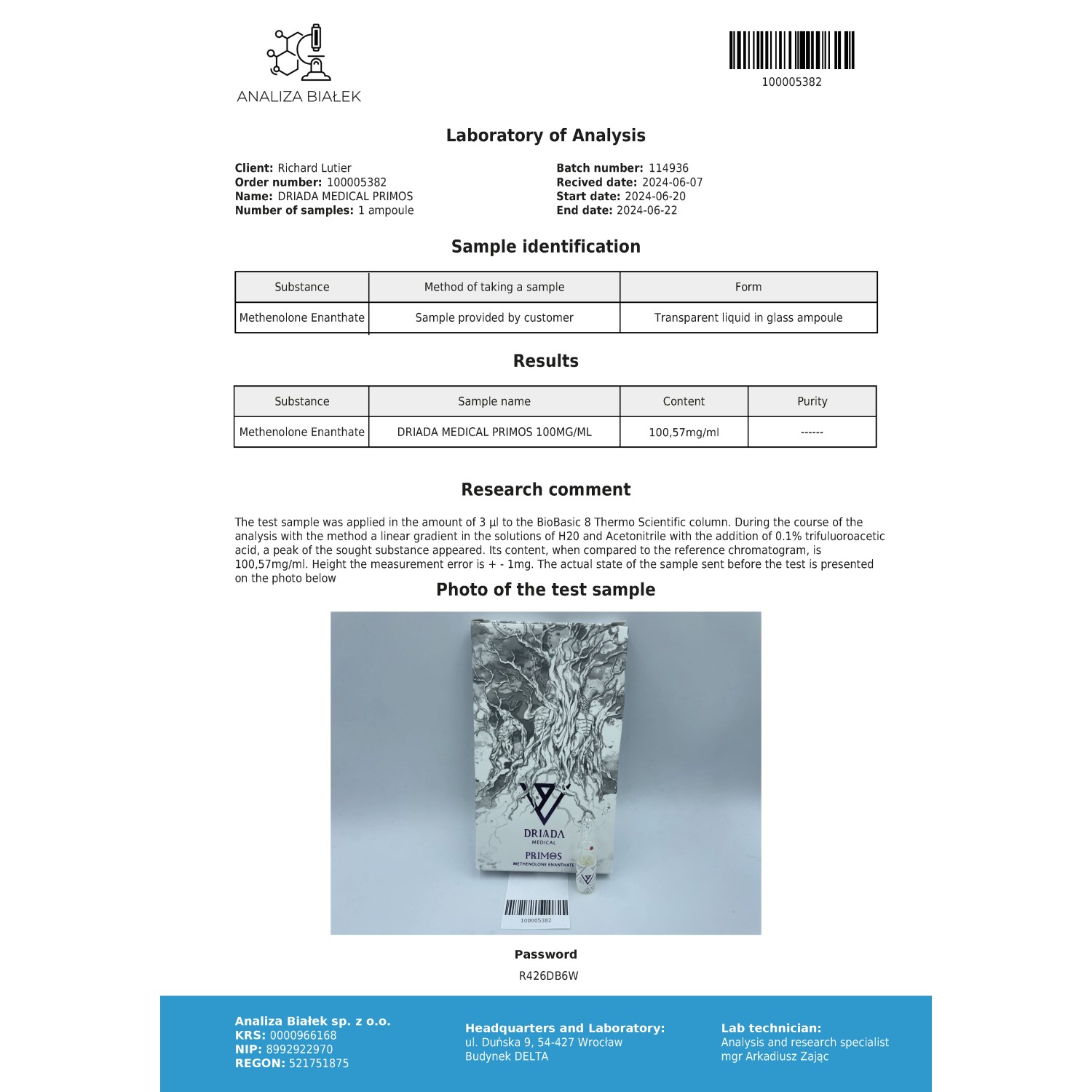 primos 100 mg/ml (methenolone enanthate) 10ml vial primos 100 mg/ml (methenolone enanthate) 10ml vial