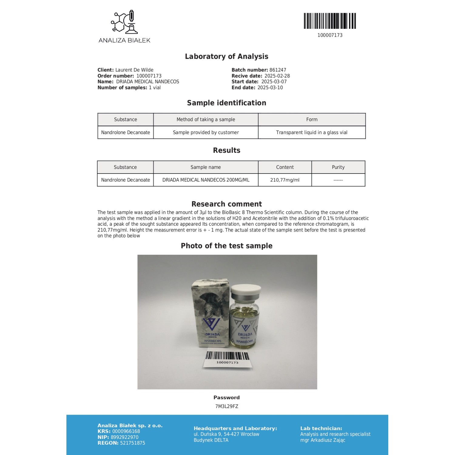 nandecos 200 mg/ml (nandrolone decanoate) 10ml vial nandecos 200 mg/ml (nandrolone decanoate) 10ml vial
