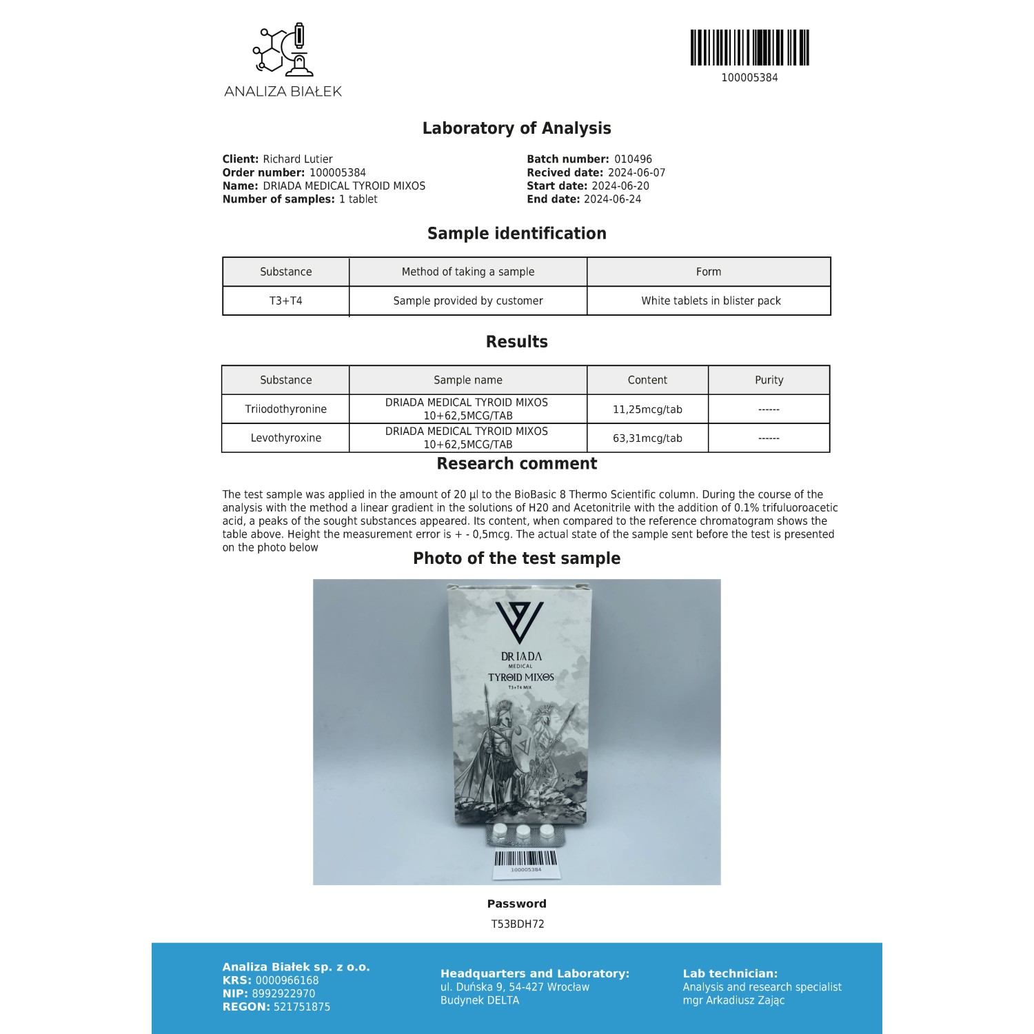 tyroid mixos 10 mg and 62.5 mgс (t3/t4) tyroid mixos 10 mg and 62.5 mgс (t3/t4)