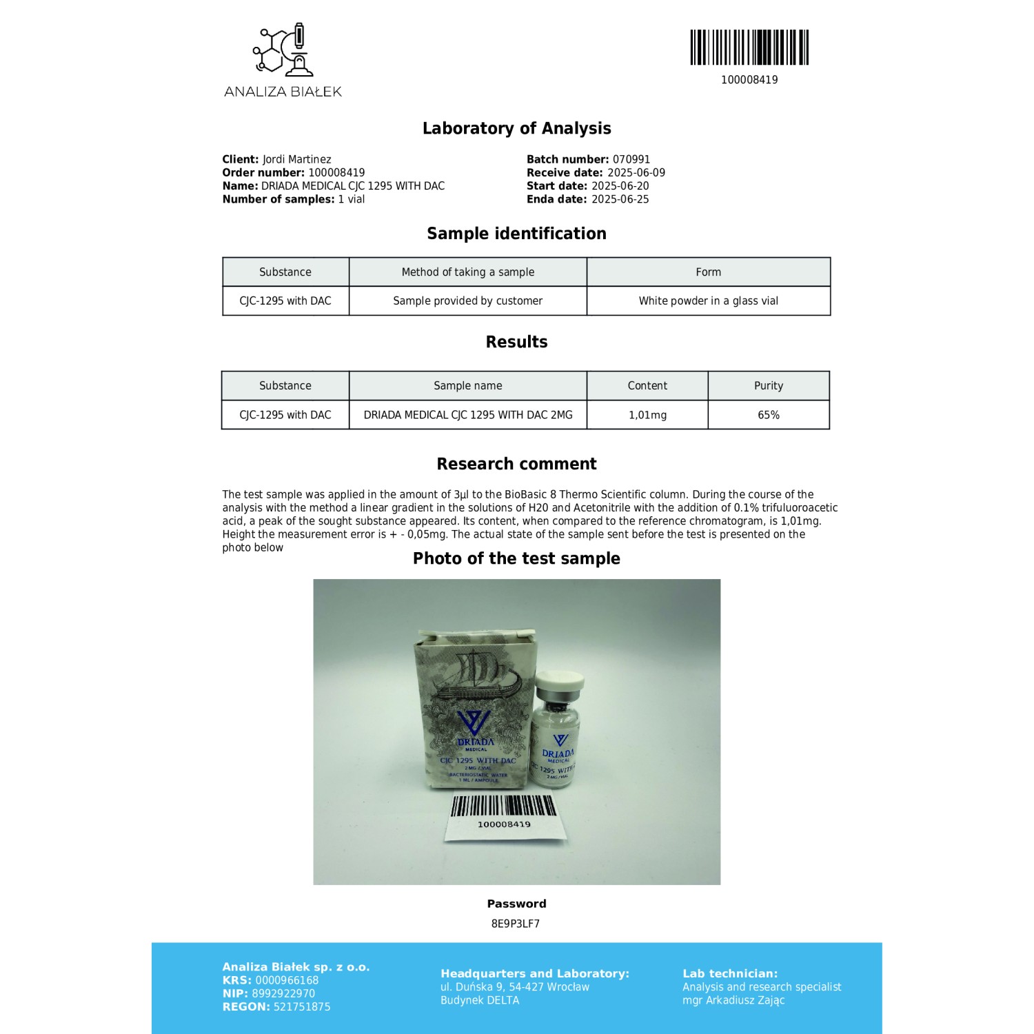 cjc 1295 (with dac) 2 mg cjc 1295 (with dac) 2 mg