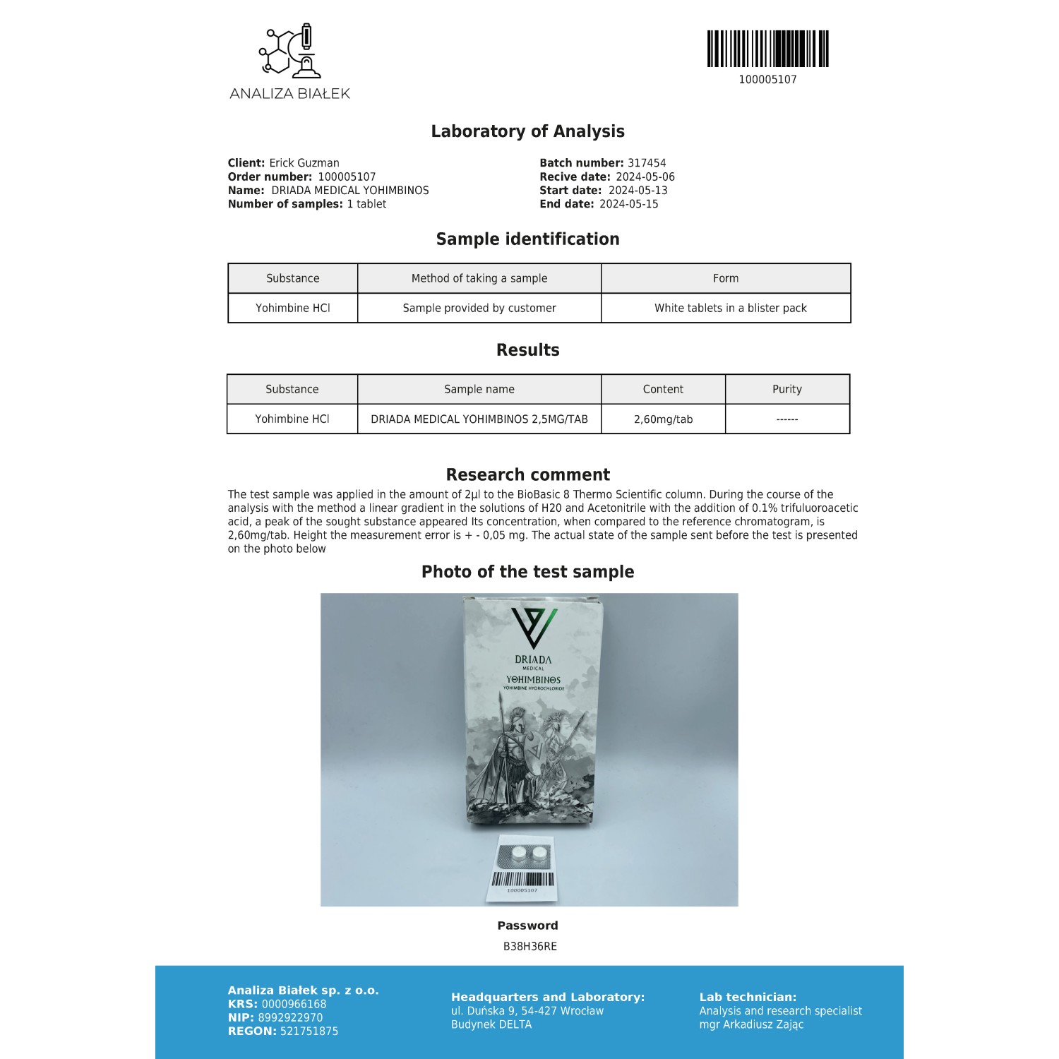 yohimbinos 2.5mg (yohimbine hydrochloride) yohimbinos 2.5mg (yohimbine hydrochloride)